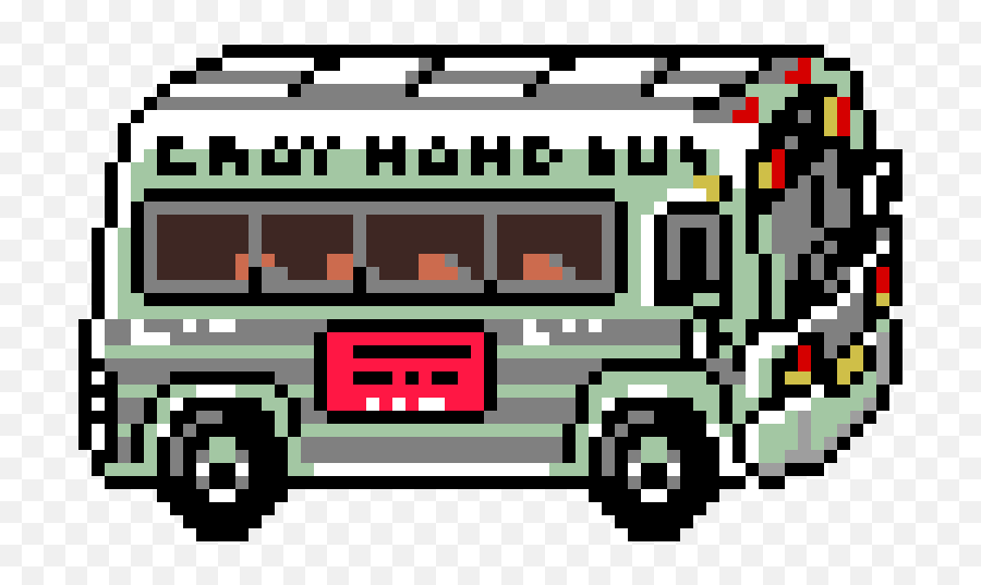 Pixilart - Earthbound By Pixlate Earthbound Bus Emoji,Battle Bus Png