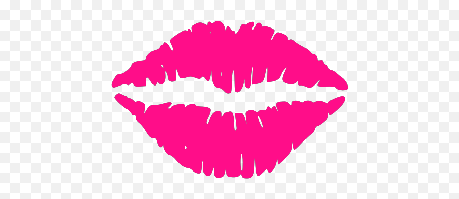Download Makeup Clipart Pink Lip - Pink Lips Clip Art Png Lips Vector Png Emoji,Makeup Clipart