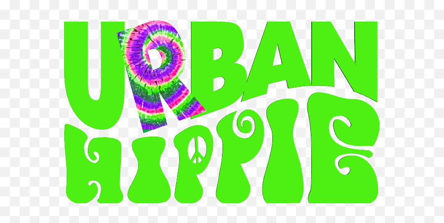 Urban Hippie Tie Dye Hoodie Front Logo Emoji,Hippie Logo