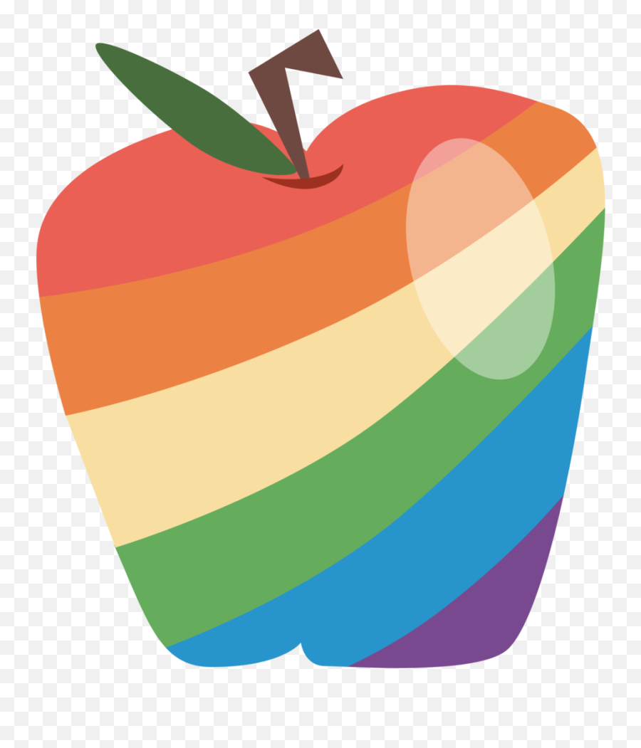 Download Vector Apple Background - Rainbow Apple Cutie Mark Emoji,Apples Transparent Background
