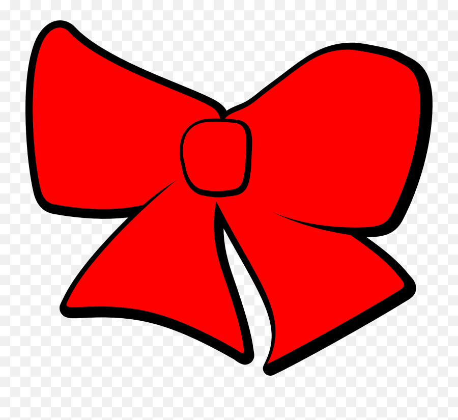 Hair Bow Red Clip Art At Clker - Red Bow Clipart Emoji,Red Clipart