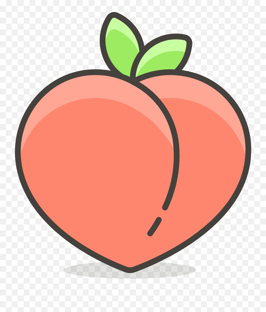 Peach Emoji Clipart Free Download Transparent Png Creazilla - Peach Emoji Transparent Background Png,Emoji Clipart