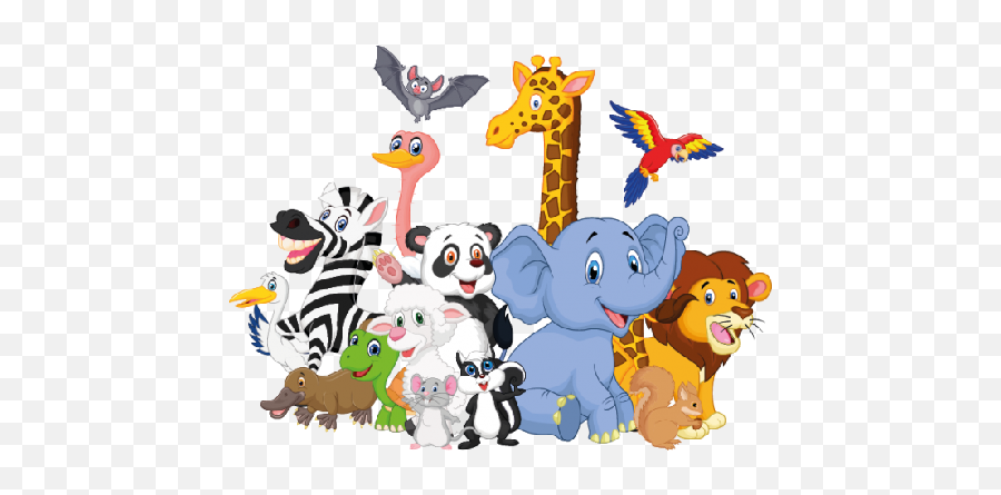 Free Transparent Cartoon Png Download Emoji,Animals Png