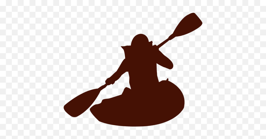 Kayak Png - Silhouette Kayak Png Emoji,Kayaker Clipart
