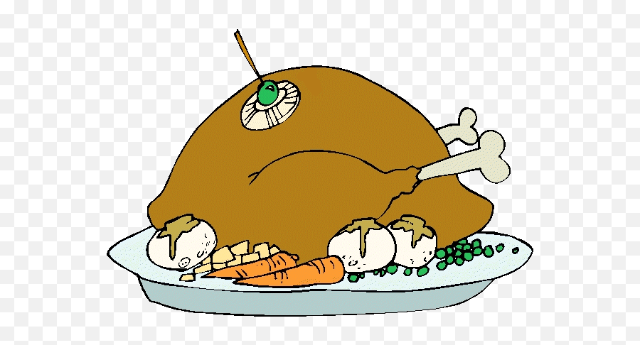 Turkey Dinner Clipart 3 - Clipartix Thanksgiving Emoji,Dinner Clipart