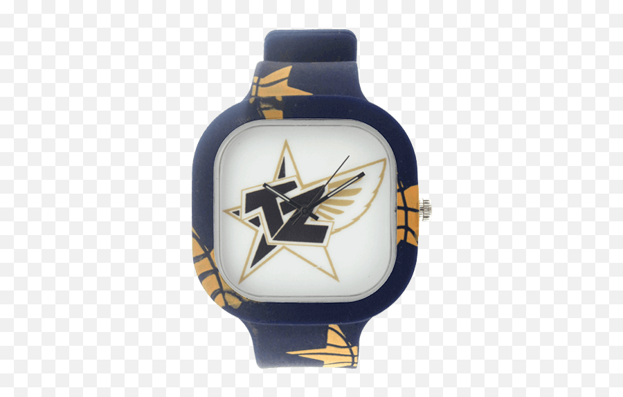 Tz Star White - Gold Star Blue Band Solid Emoji,Gold Star Logo