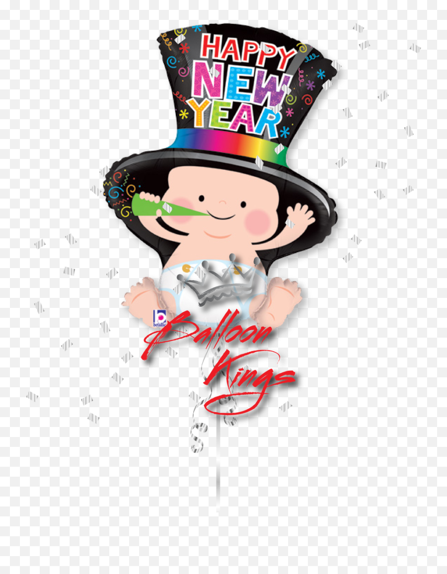New Year Baby - Baby New Year Clipart Free Png Download Emoji,Happy New Year Clipart 2017
