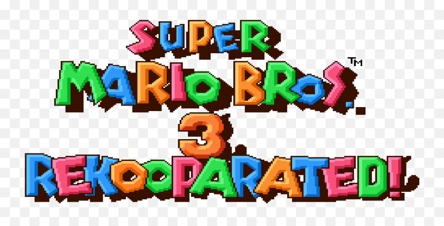 Super Mario Bros 3 Rekooparated - A Brand New Smm2 Game Emoji,Super Mario Bros 3 Logo
