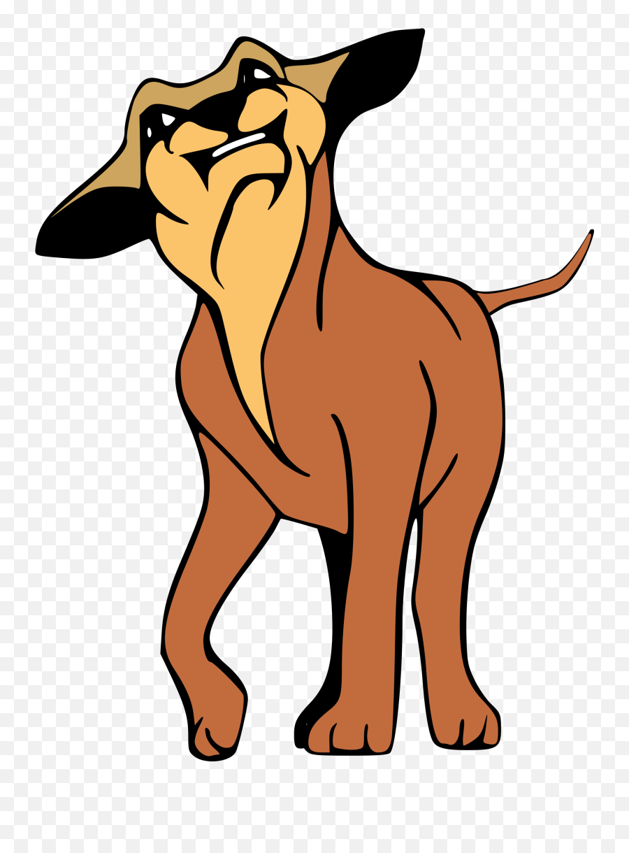 Clipart - Angry Dog Gif Cartoon 1829x2400 Png Clipart Emoji,Dog Cartoon Png