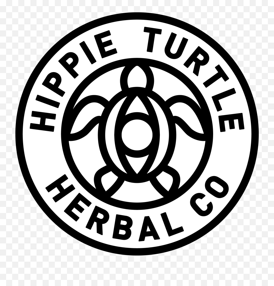 Hippie Turtle Herbal Co Emoji,Hippie Logo