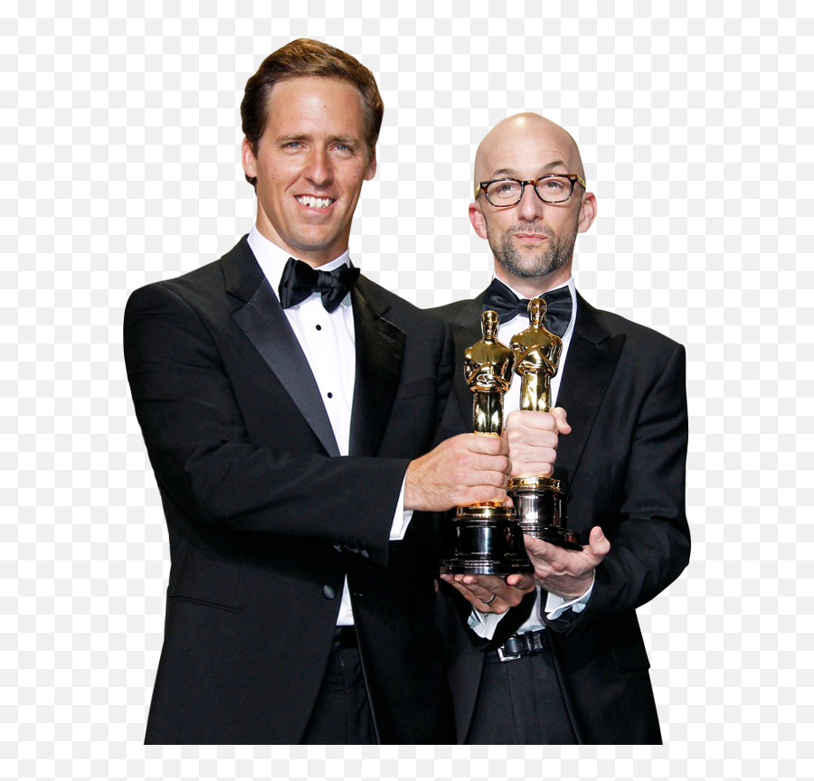 Oscar Winners Jim Rash And Nat Faxon On Angelinau0027s Leg Emoji,Oscar Trophy Png
