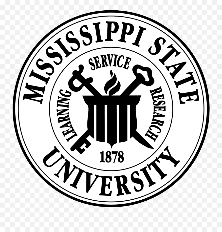 Mississippi State University - Mississippi State University Seal T Shirt Emoji,Mississippi State Logo