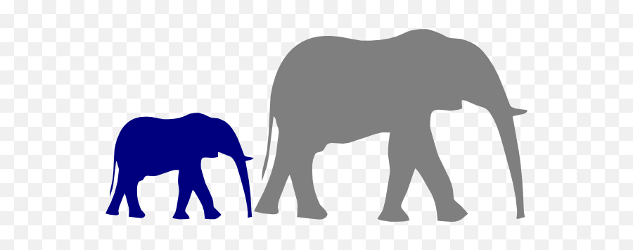 Mother And Baby Elephant Clip Art - Elephant Emoji,Elephant Clipart Black And White