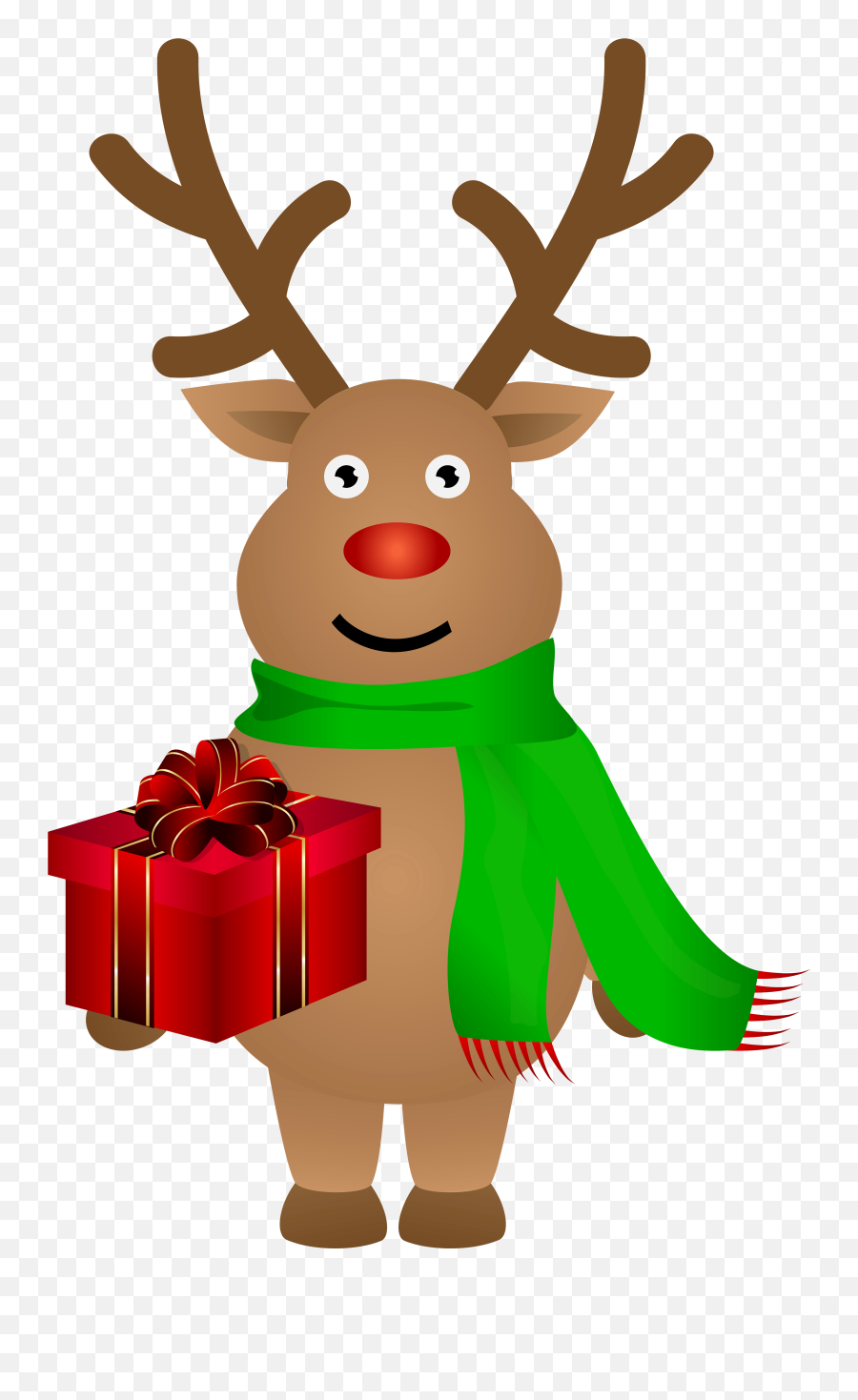 Reindeer Png Transparent Clipart - Christmas Reindeer Clipart Png Emoji,Reindeer Png