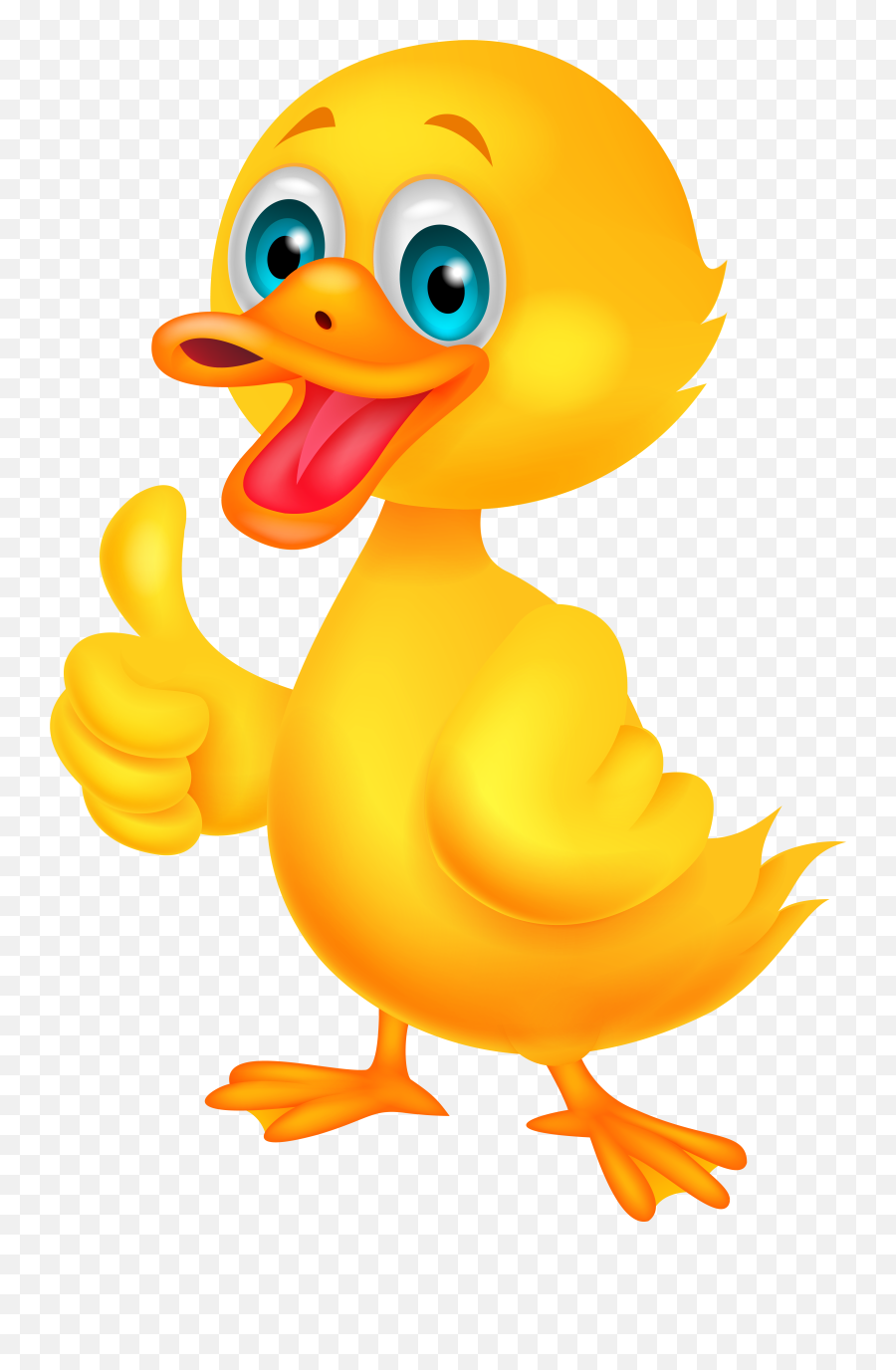 Duck Cartoon - Transparent Background Duck Clipart Emoji,Duck Clipart