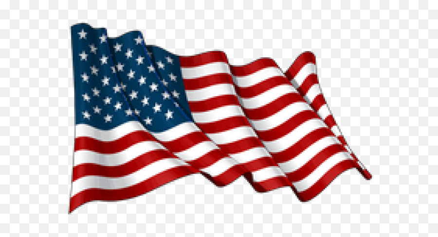 American Flag Clipart Png - Wavy Usa Flag Emoji,American Flag Clipart