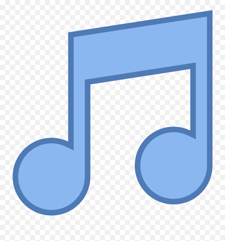 Music Icon - Music Icon Png Blue Transparant Emoji,Music Icon Png