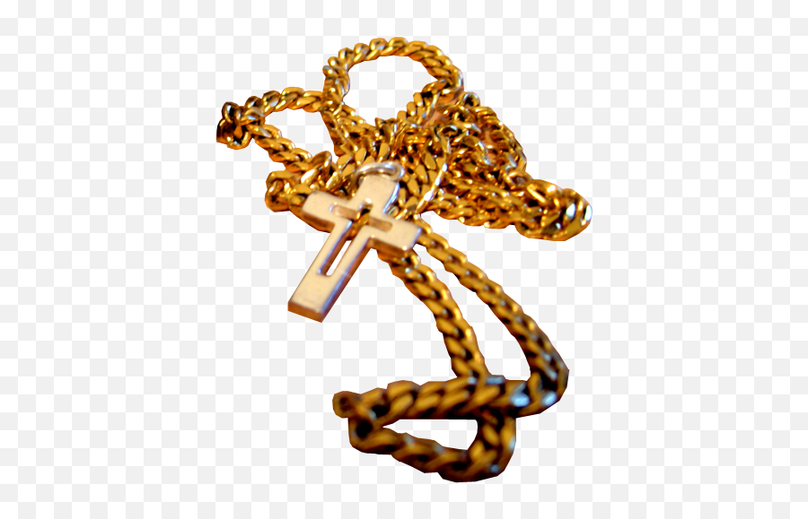 Gold Cross Chain Psd Official Psds - Gold Cross Chain Background Emoji,Gold Cross Png