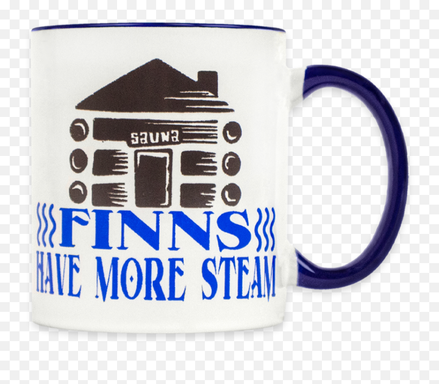 Finns Have More Steam Coffee Cup - Serveware Emoji,Coffee Steam Png