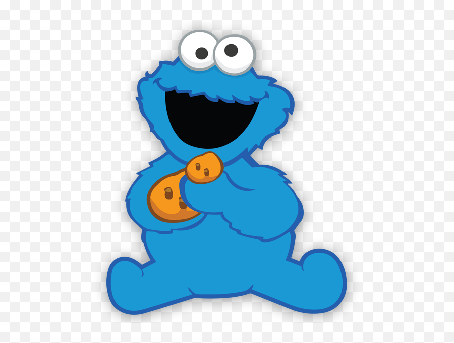 Baby Cookie Monster Png Png Image With - Transparent Background Cookie Monster Clipart Emoji,Cookie Monster Transparent