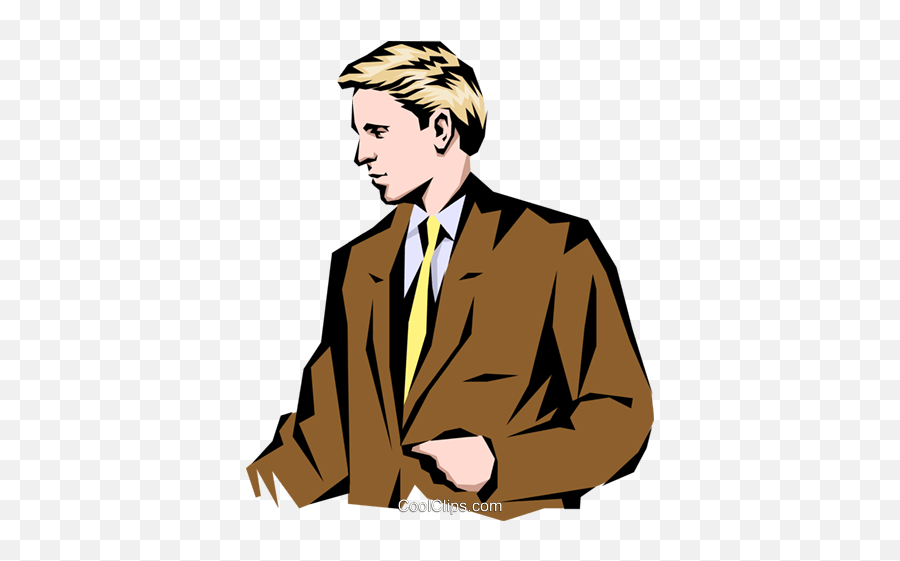Man Standing Talking Royalty Free Vector Clip Art - Business Administration Emoji,Frustration Clipart