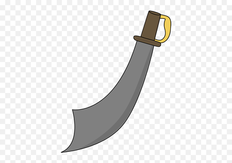 Clipart Pirate Sword - Pirate Sword Clip Art Emoji,Crossed Swords Clipart