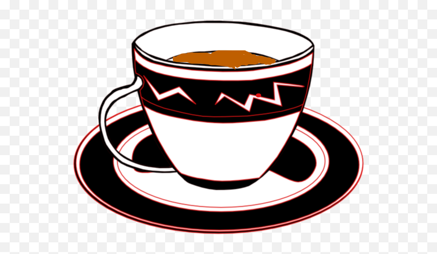 Download Hd Tea Clipart Red Cup - Tea Cup Clip Art Clip Art Tea Cup Transparent Background Emoji,Tea Clipart