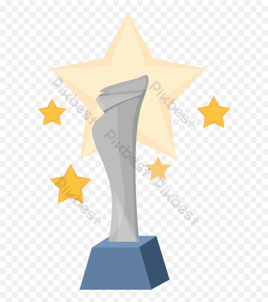 Vector Stars Trophy Champion Element Download Png Images Emoji,Stars Vector Png