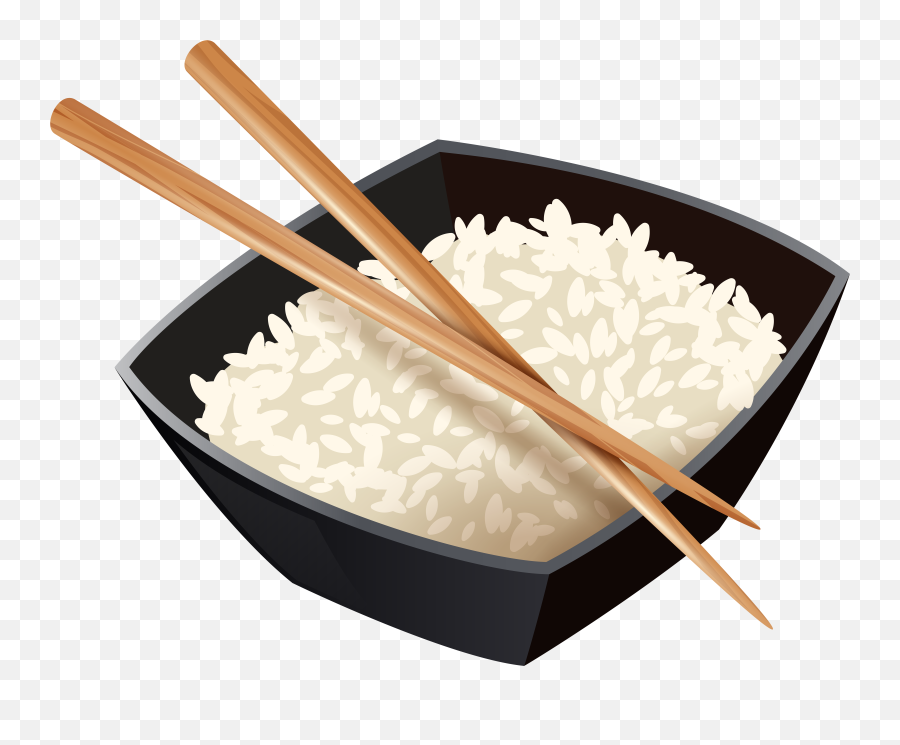 Chinese Rice And Chopsticks Clipart Emoji,Bowl Of Rice Clipart
