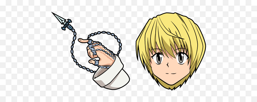 Hunter X Hunter Kurapika Cursor - Hunter X Hunter Cursor Emoji,Hunter X Hunter Logo