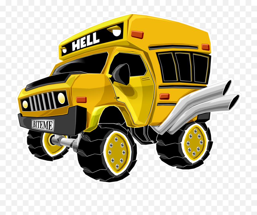 Short Bus To Hell U2014 Primalattitudecom Emoji,Hell Clipart