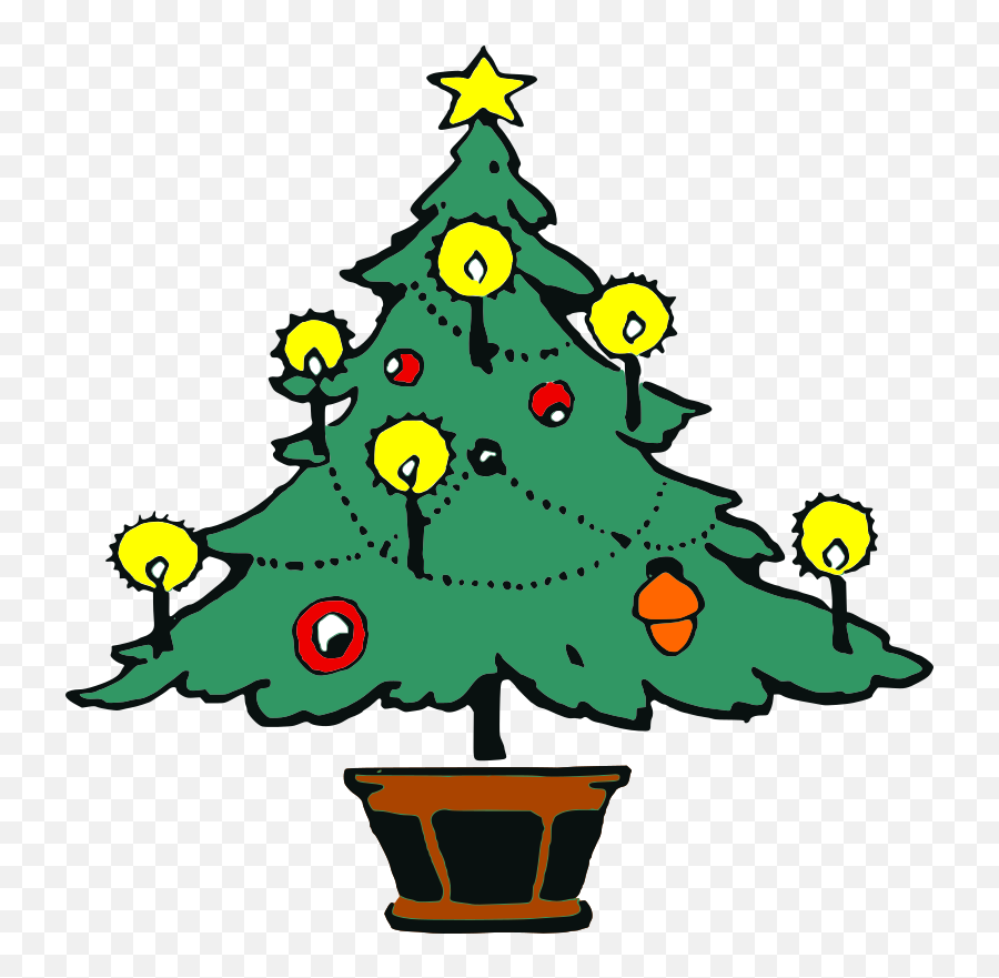 Christmas - Tree2800px Voluntary Services Lewisham Emoji,Simple Pine Tree Clipart