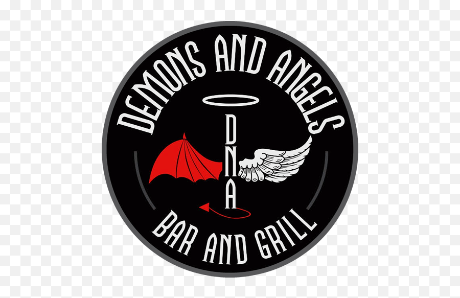Demons And Angels Bar And Grill - Army Green Emoji,Demon Logo