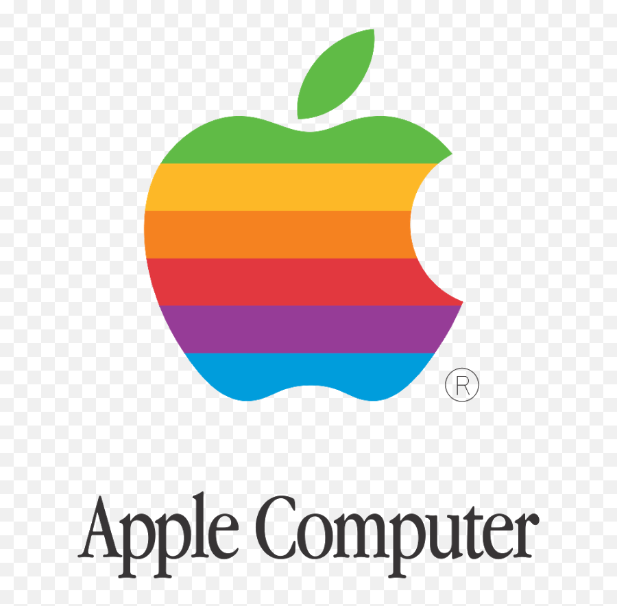 Old Computer Logo Emoji,Old Apple Logo