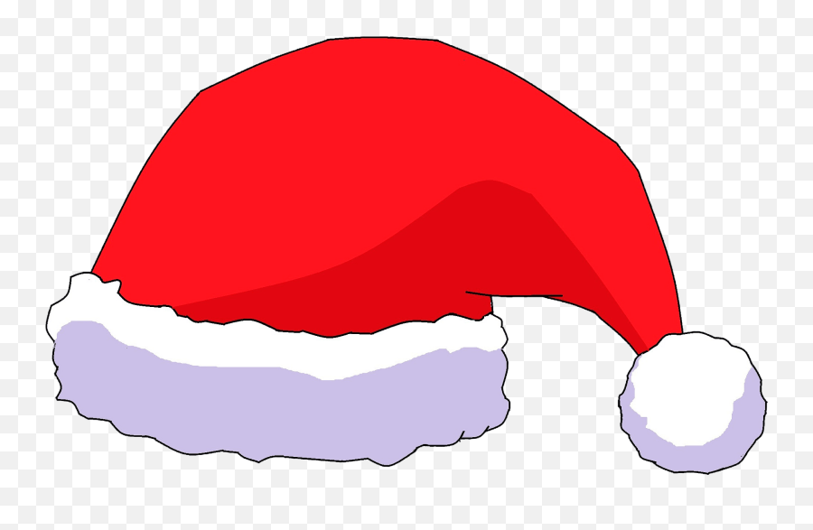 Santa Hat Clipart - Christmas Hat Clipart Emoji,Santa Hat Clipart