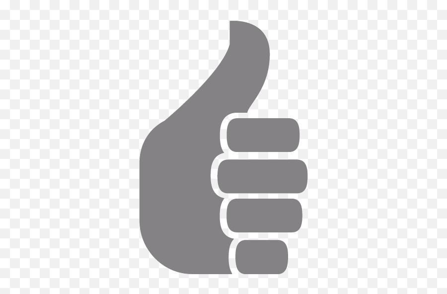 Gray Thumbs Up 3 Icon - Free Gray Thumbs Up Icons Thumbs Up Pictogram Emoji,Thumbs Up Emoji Png