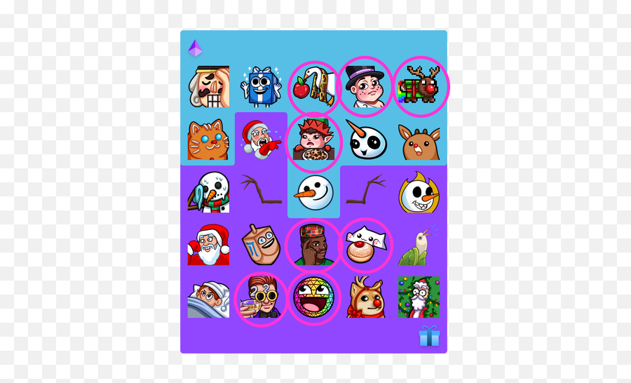Emotes - Awkwardbun Twitch Holiday Emotes Emoji,Twitch Icon Transparent