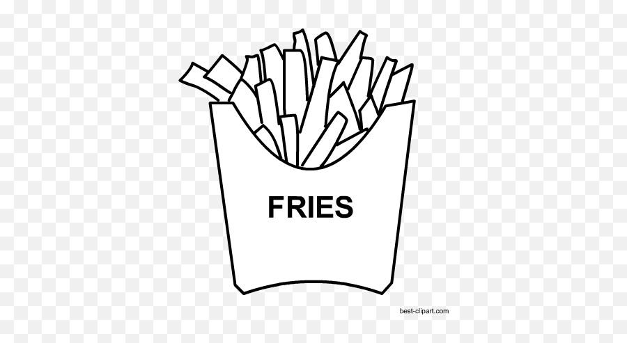 Free Healthy And Junk Food Clip Art - Language Emoji,Fries Clipart