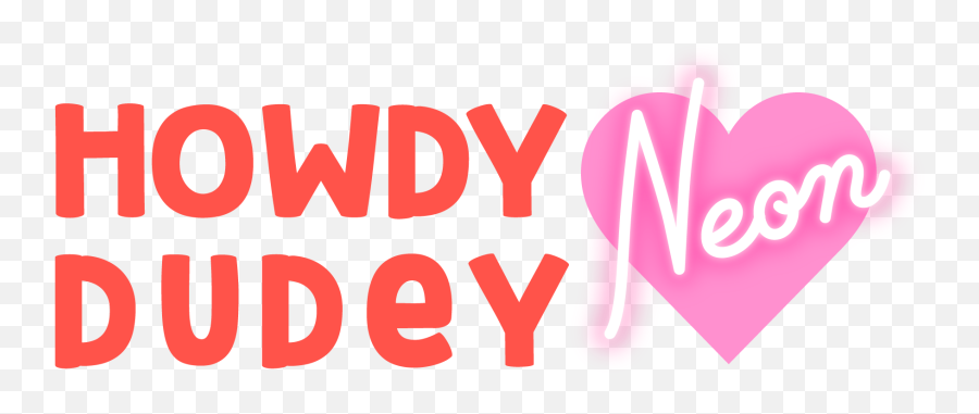 Howdy Dudey Custom Neon - Girly Emoji,Instragram Logo