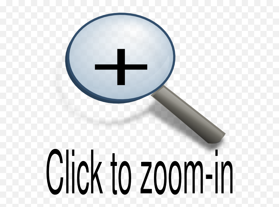 Click To Zoom Icon Clipart - Click To Zoom Emoji,Zoom Icon Png