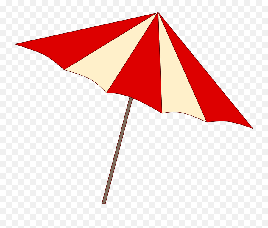 Beach Umbrella Clipart Free Download Transparent Png - Horizontal Emoji,Umbrella Clipart