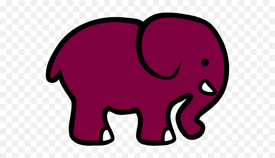 Purple Elephant Purple Elephant Clip Art - Vector Clip Art Emoji,Color Guard Clipart