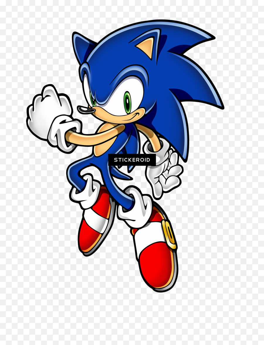 Sonic The Hedgehog Pointing Clipart - Sonic The Hedgehog Clipart Emoji,Sonic Clipart