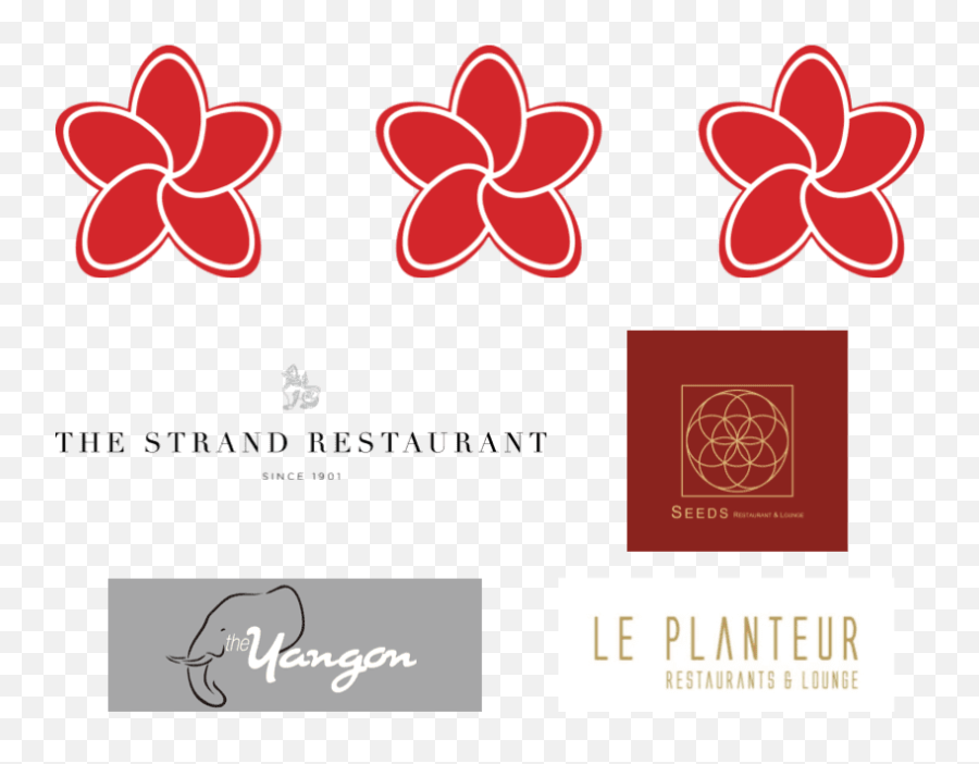 The Best Restaurants In Yangon - Floral Emoji,Restaurant Logo With A Star