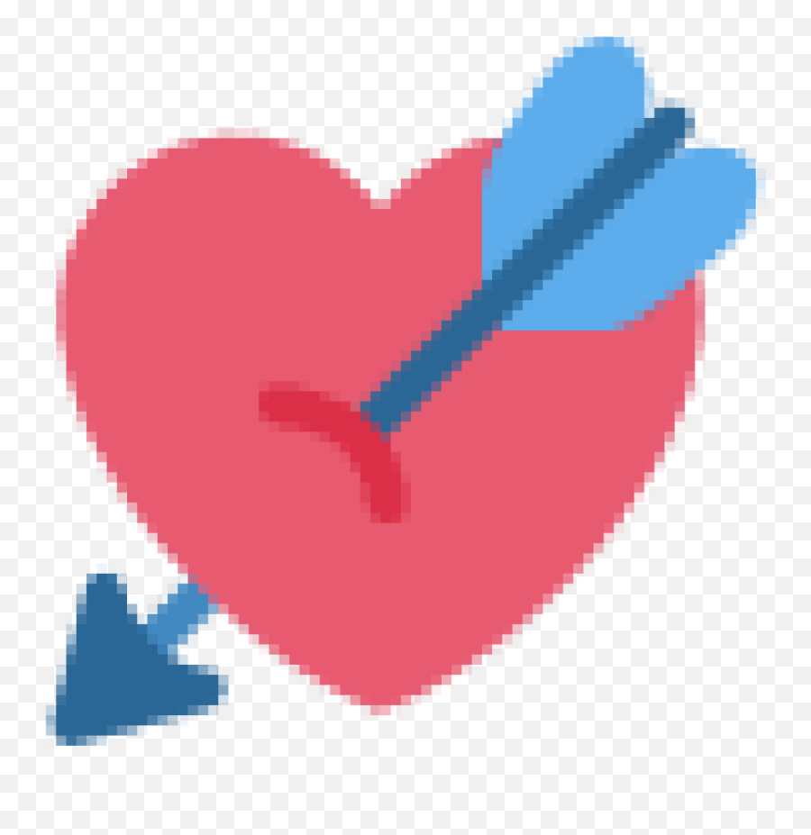 Heart With Arrow Id 2028 Emojicouk - Twitter Heart Emojis Transparent,Transparent Heart Emojis