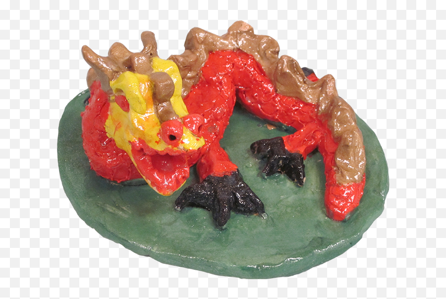 Dragon On A Base - Clay For Kids Animal Figure Emoji,Chinese Dragon Png