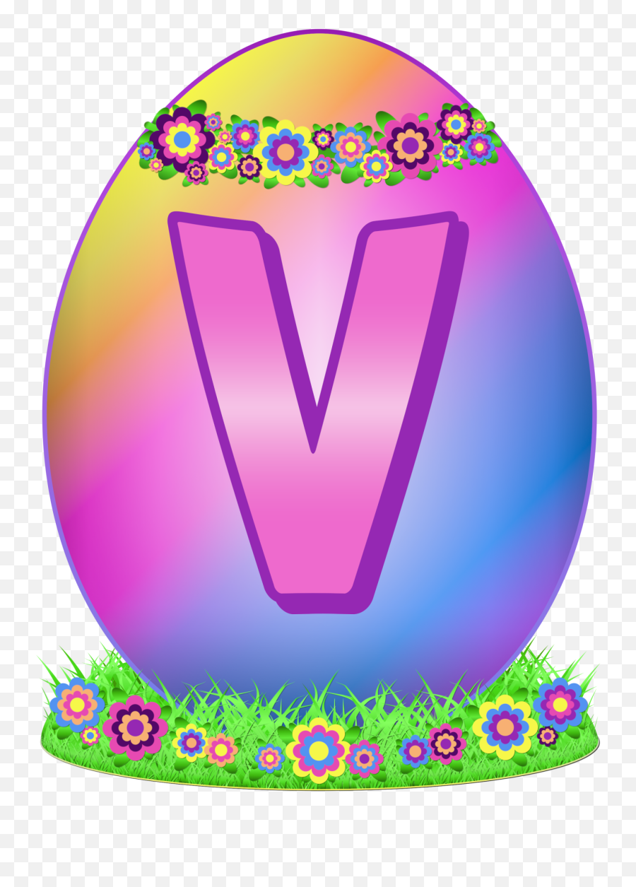 Easter Egg Letter V Free Stock Photo - Easter Egg Letter R Emoji,Letter V Logo
