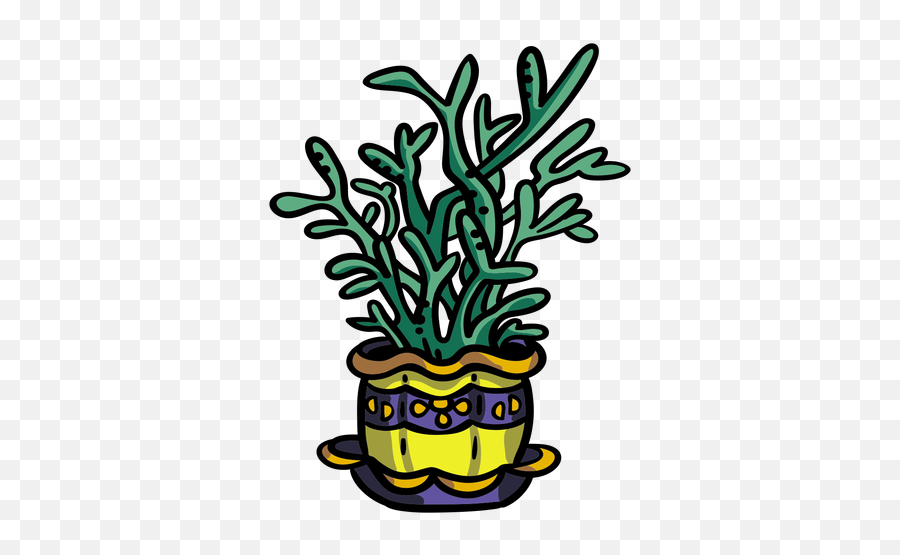 Succulent Pot Plant - Transparent Png U0026 Svg Vector File Emoji,Potted Plant Transparent Background