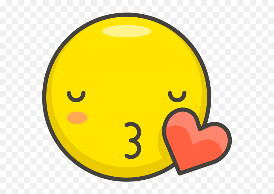 Heart Emoji,Kiss Emoji Transparent