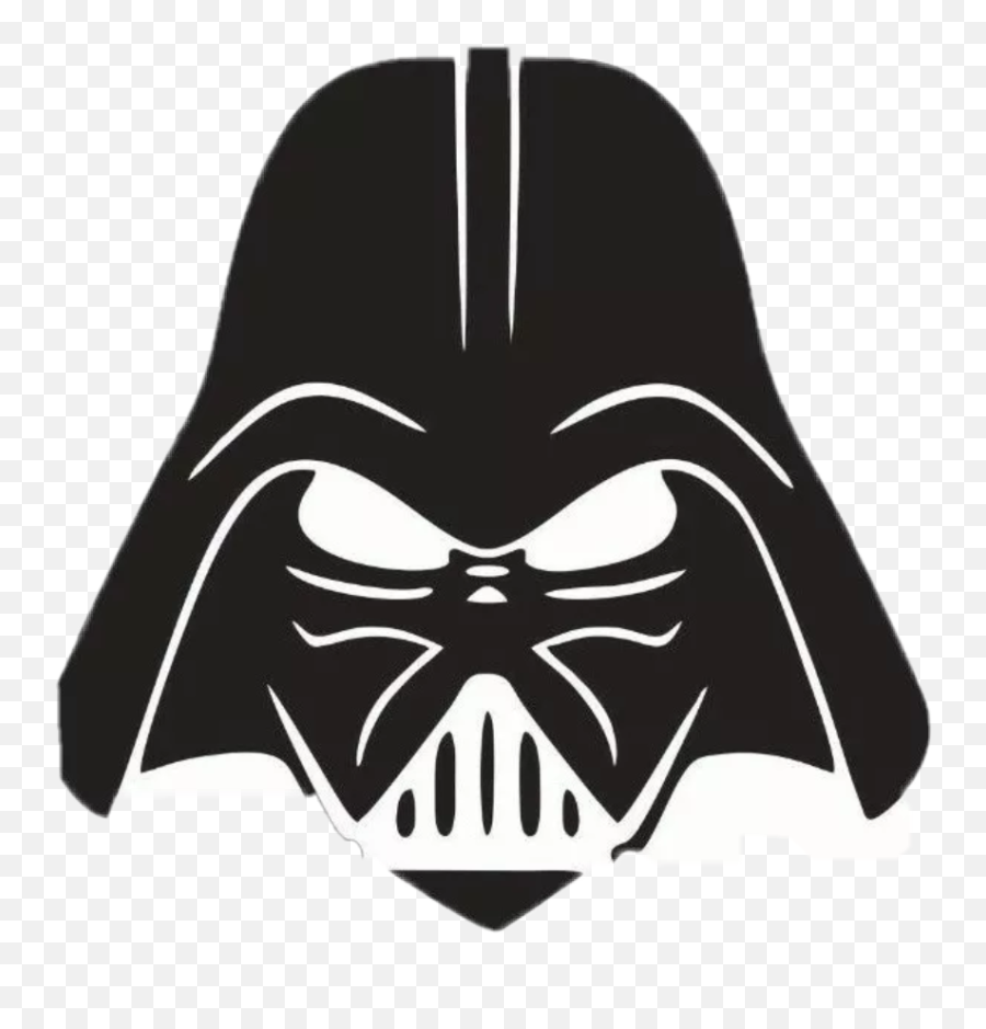 Vader Sticker By Jakeangry1 Emoji,Darth Vader Clipart Black And White